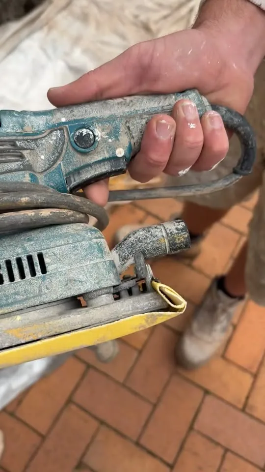 Sanding and surface preparation before painting
